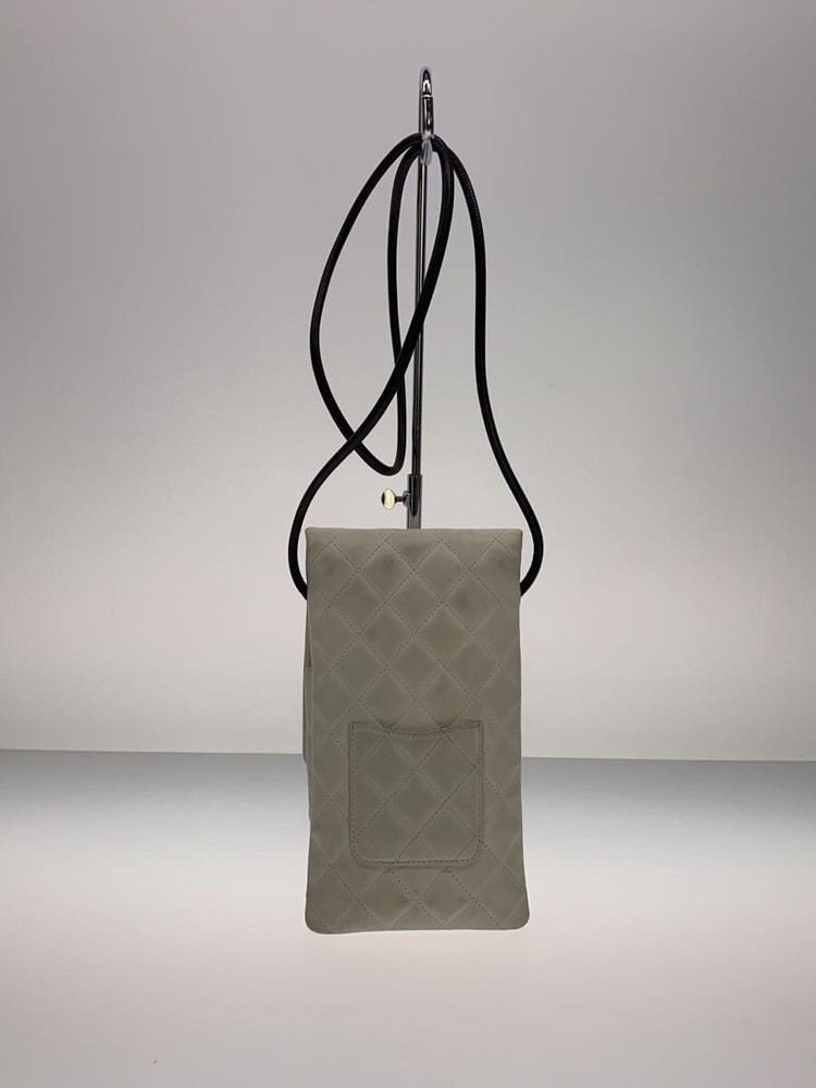 Shoulder Bag Cambon Mini Leather WHT Used