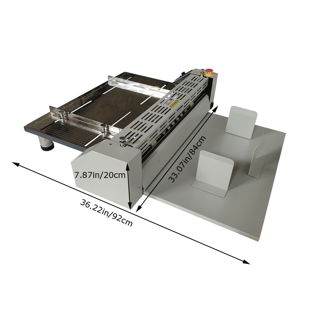 25" Electric Creasing Machine Indentation Automatic Perforating Machine 5 molds