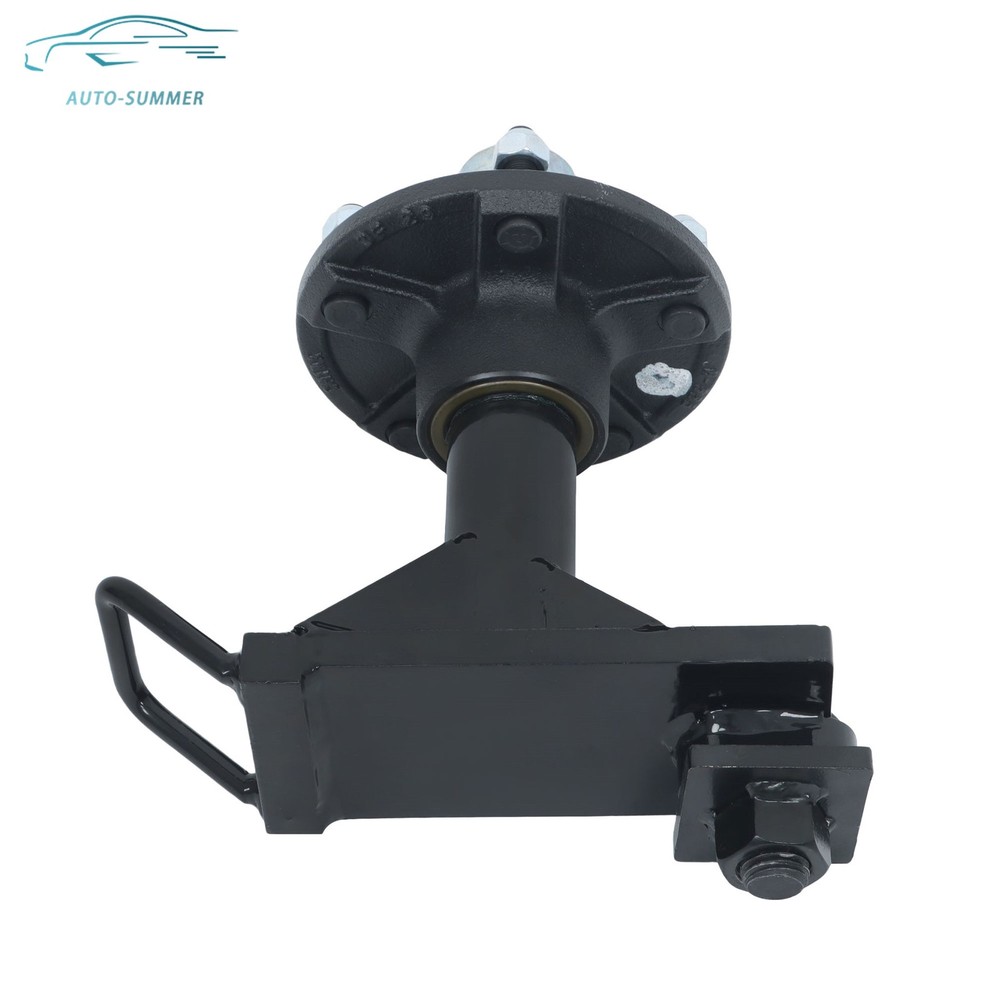 Pair of 5 × 5.5 Lug Shipping Container Wheels Bolt-On Spindle Kit with Handle