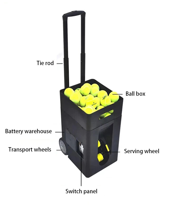 Practice Tennis Padel Ball Machine For Playing And Training APP Remote Control