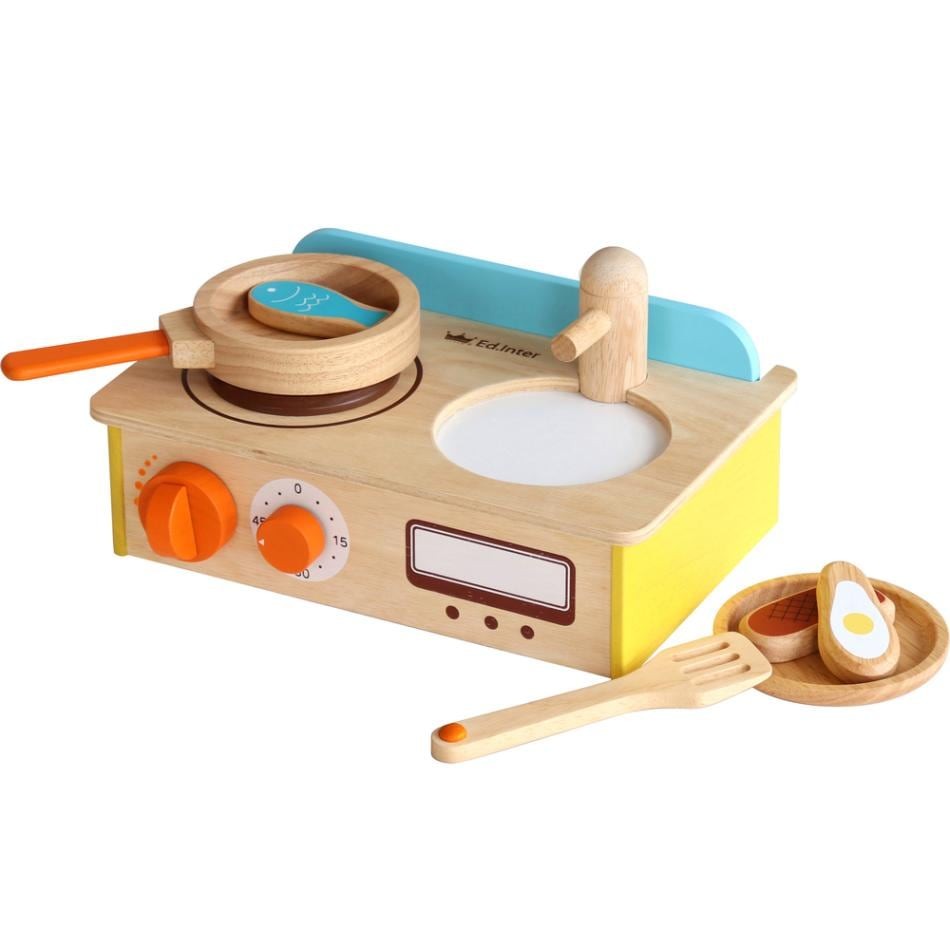 Pretend Play Frying Pan & Stove Kitchen Set
