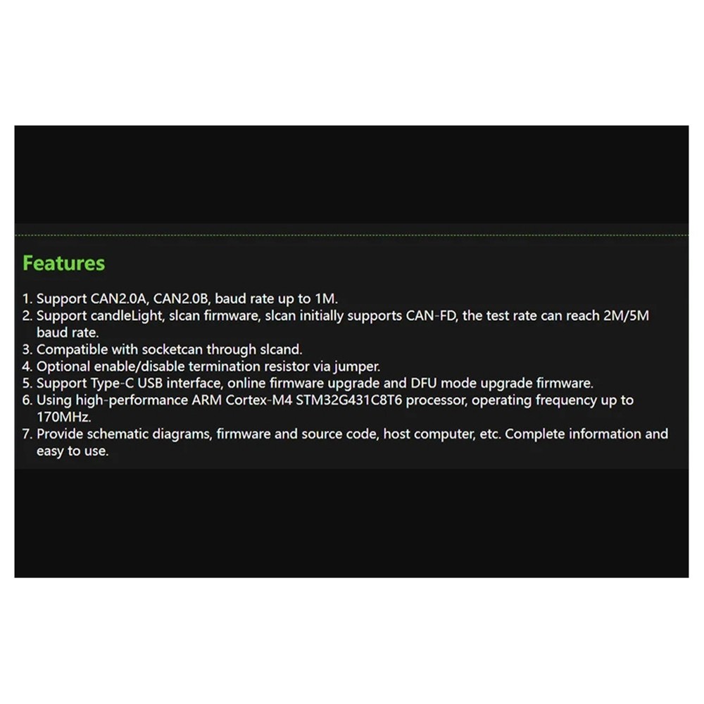 CANable V2.0 Pro CANbus Transceiver USB to Protocol Analyzer Adapter1258