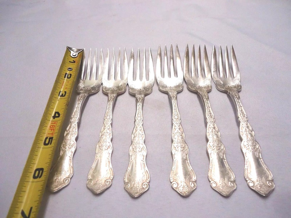 ROGERS AA PAT.JULY9.07 SILVERPLATE FORK 6-pieces
