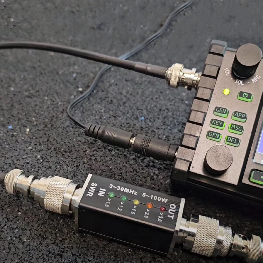 3-30MHz Frequency Max 100W Shortwave Standing Wave Indicator Standing Wave Meter