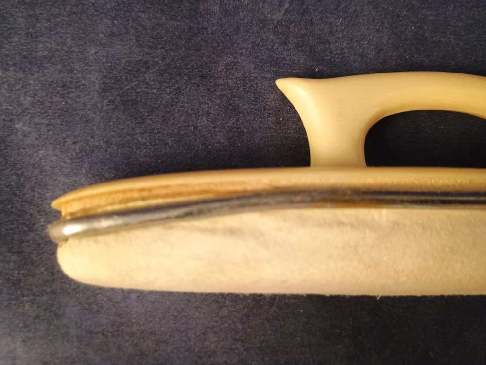 Celluloid Nail Buffer 2" tall x 6" x 1" Art Deco VINTAGE