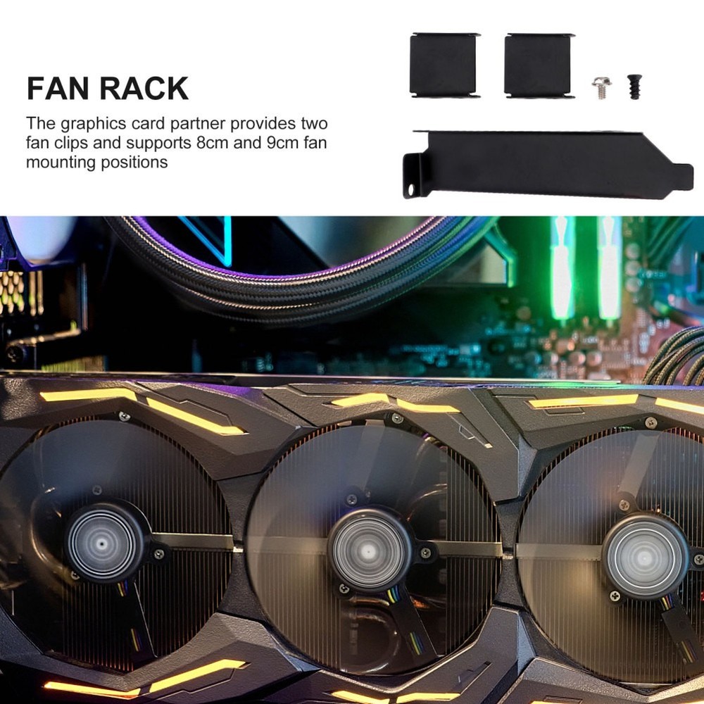 Computer Wind Pressure Cooling Bracket Fan Stand Graphics Holder