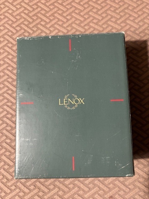 RARE - 2 Lenox Arctic Bloom 7.25" Candleholders - Original Box