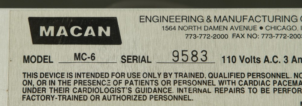 Macon MC-6 Electrosurge Unit (R1)