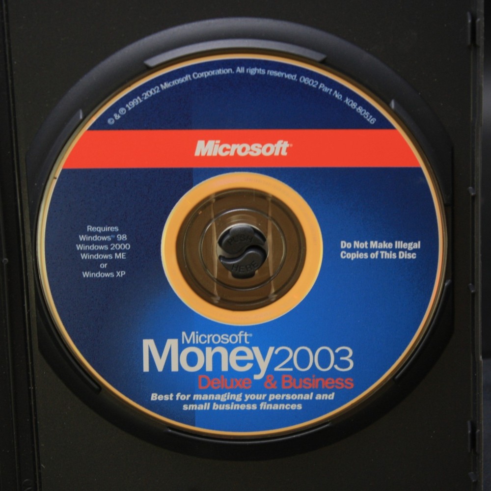Microsoft Money 2003 Deluxe & Business For Windows