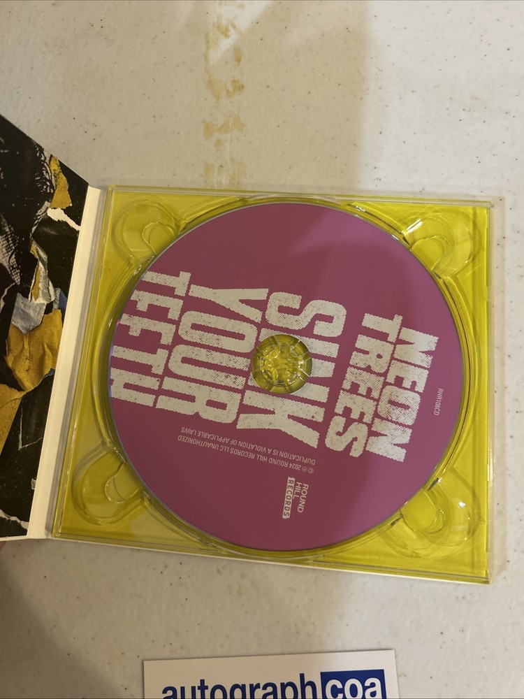 TYLER GLENN NEON TREES SIGNED AUTOGRAPH CD SINK YOUR TEETH ACOA