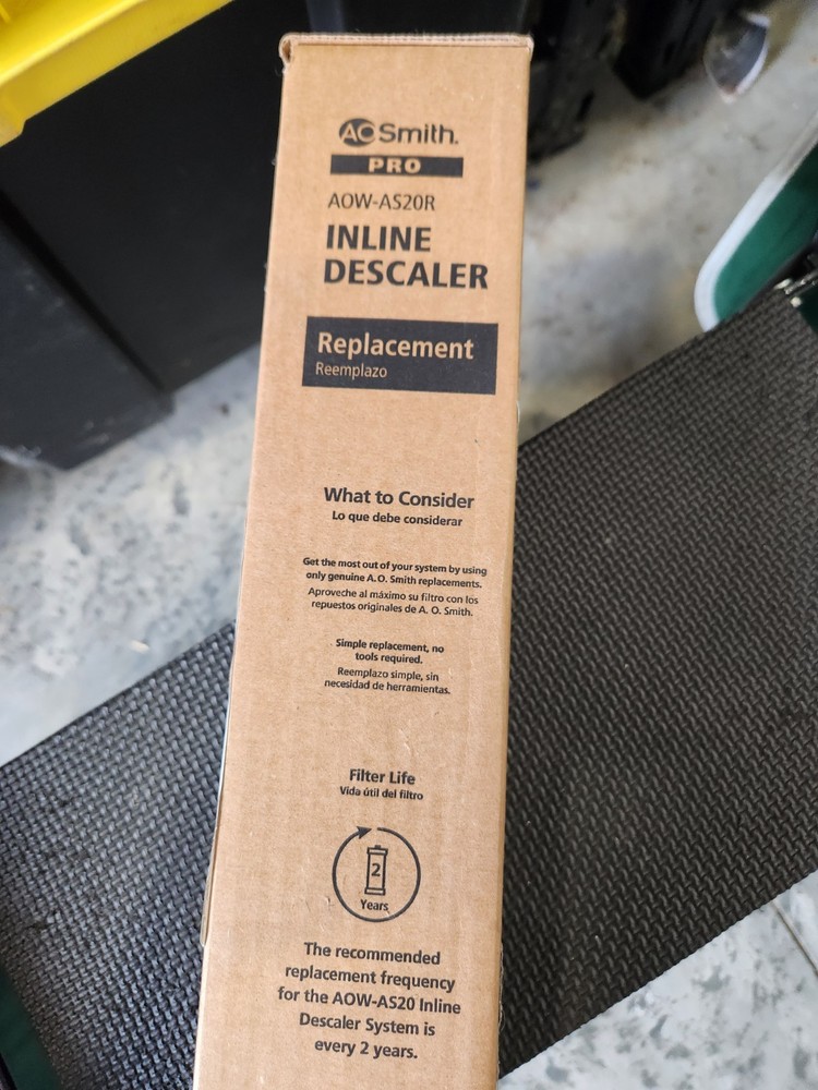 AO Smith Inline Descaler Filter PRO AOW-AS20R 100314968 Discontinued New