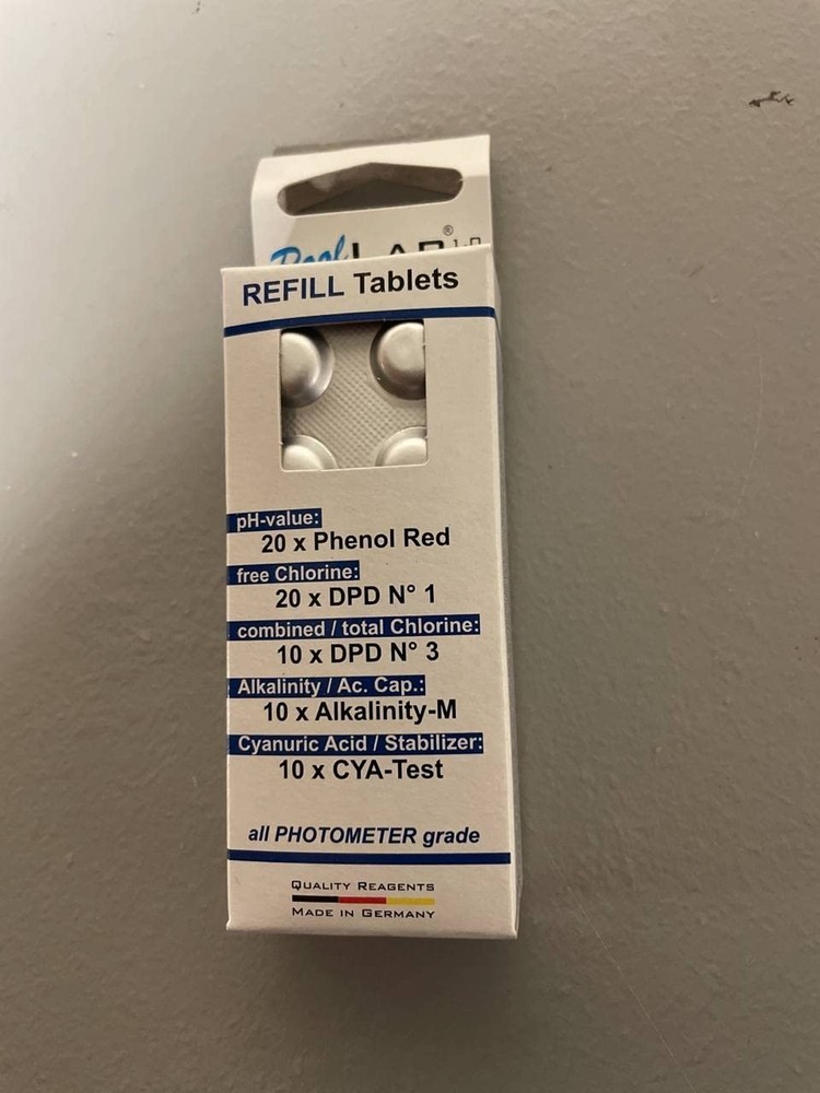 Replacement Water Testing Tablets for Pool Lab 1.0 Kit 70 Tablets PoolWater...