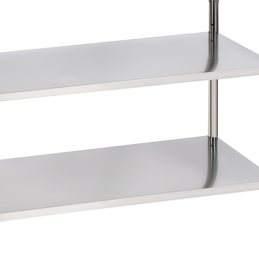 Stainless Steel Shelving, 4-Layer Storage, 330lbs Load Capacity per Layer
