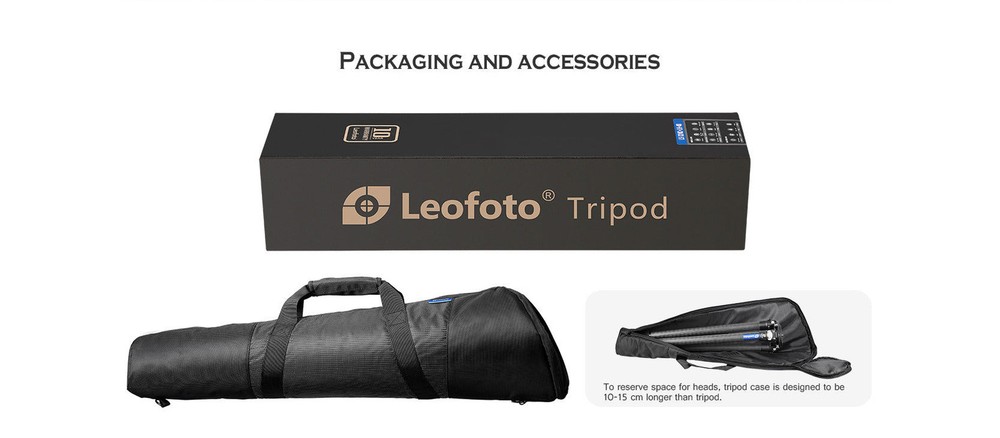 Leofoto LM-324CL X Version Tripod with 75mm Bowl+Platform