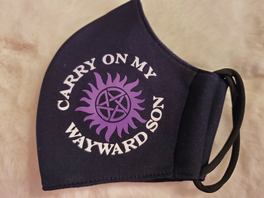 Supernatural Theme Face Mask Includes FREE Decal