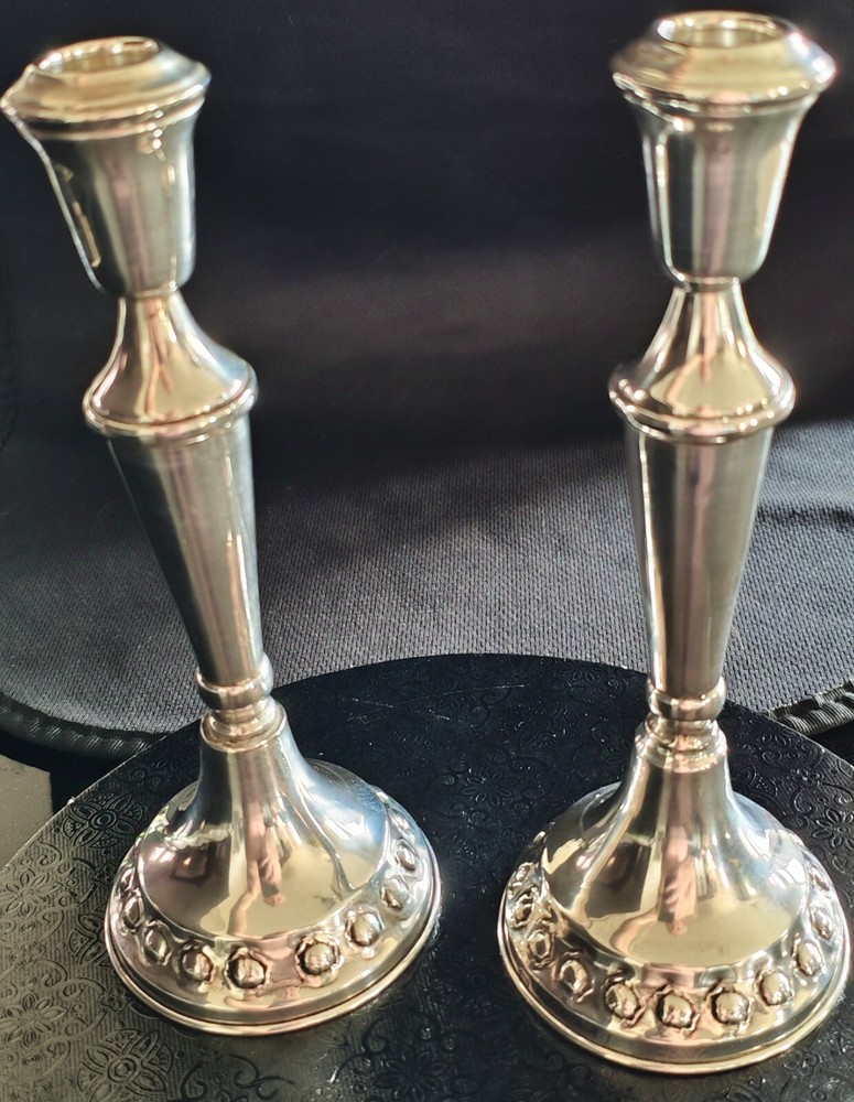 CANDLSTICKS 800 Solid Silver
