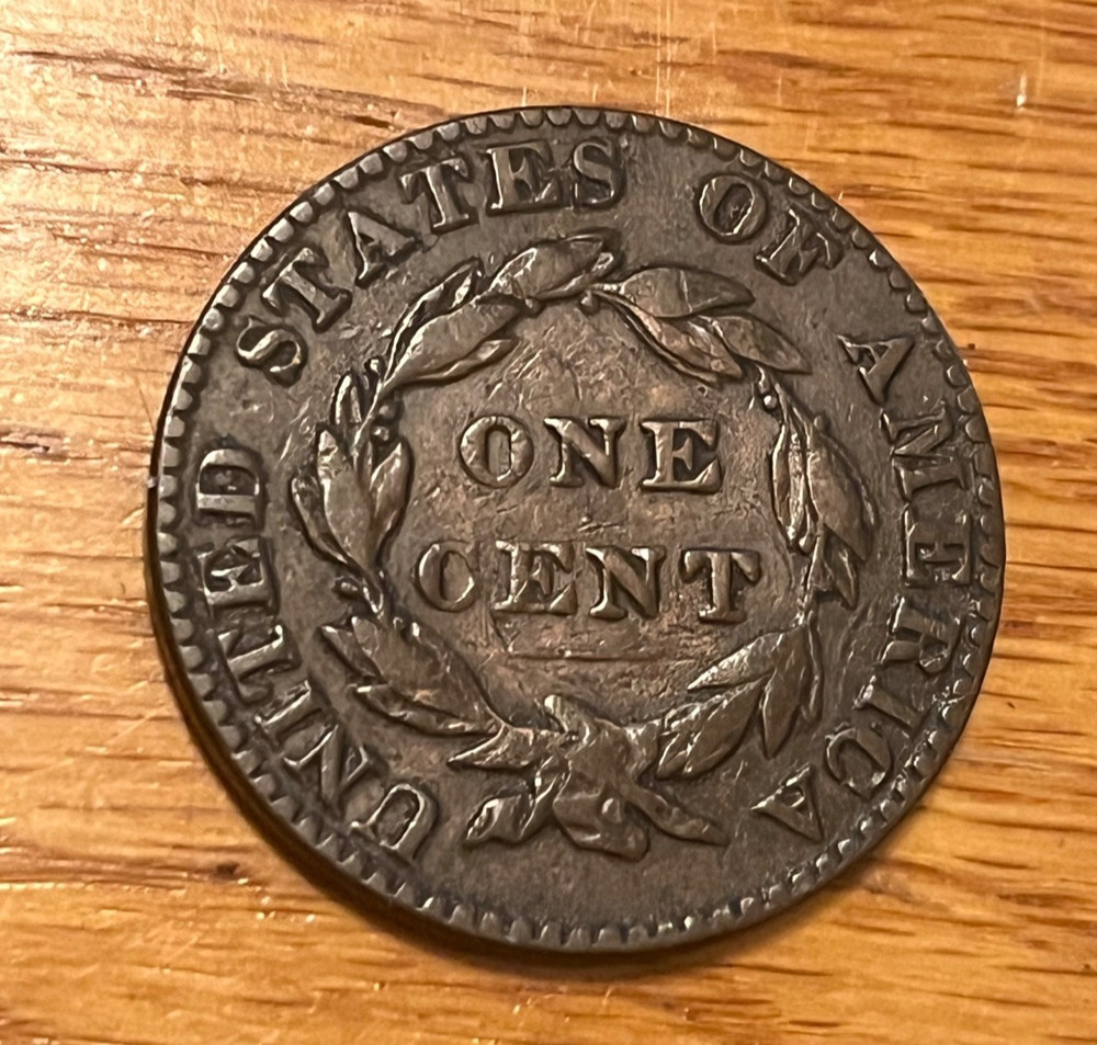 1821 Coronet large cent Fine / VF , nice. & Scarce