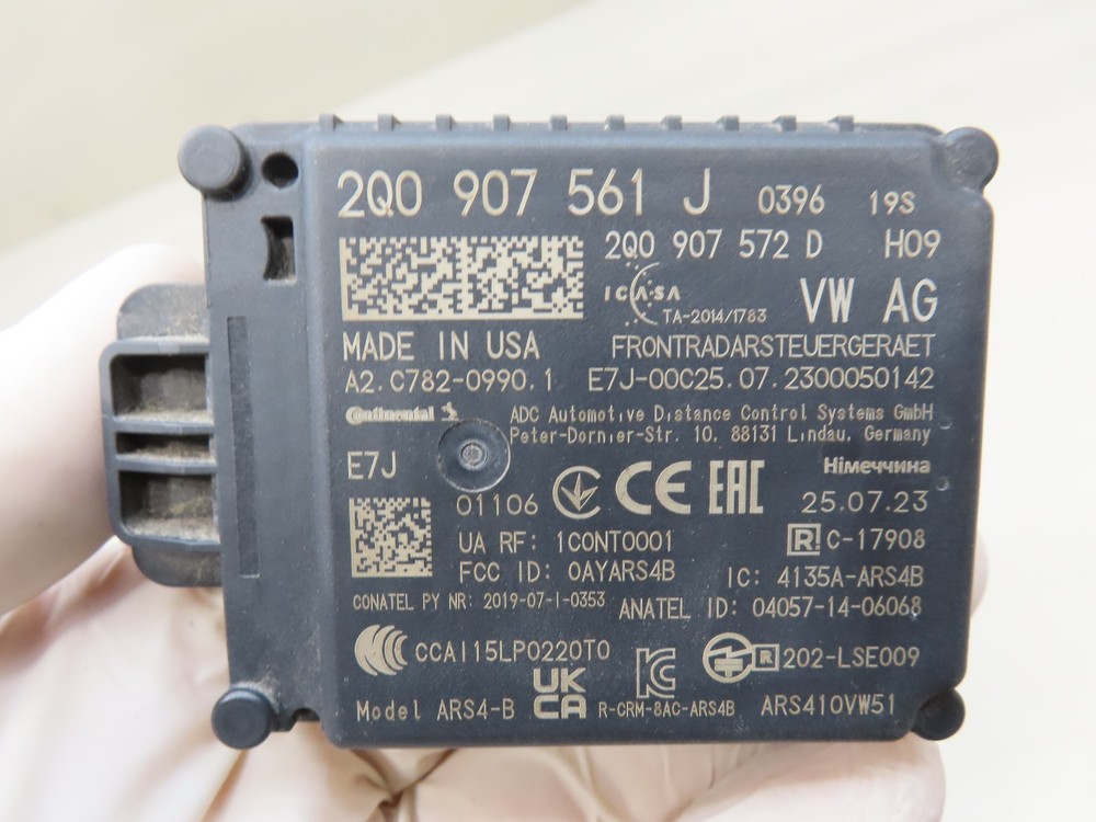 2022-2024 VOLKSWAGEN FRONT RADAR DISTANCE SENSOR MODULE OEM