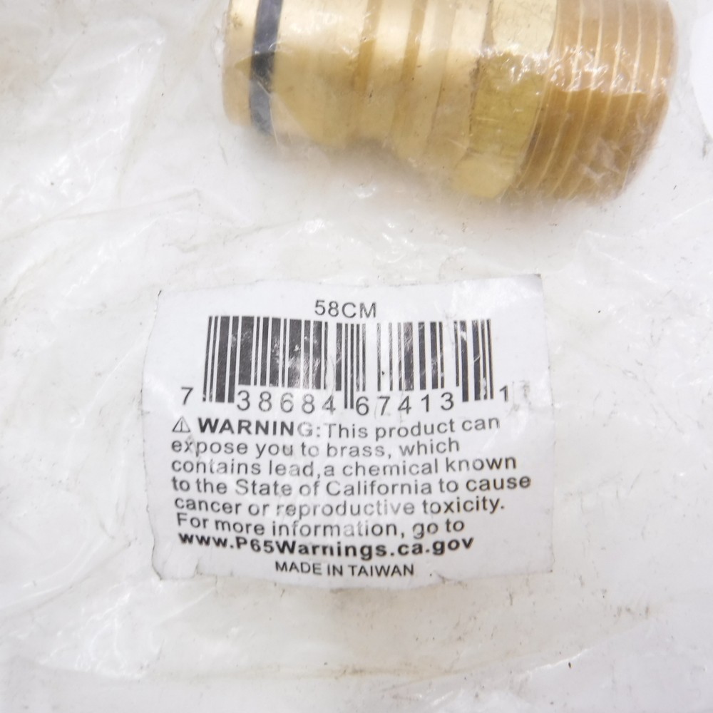 4 Pack Leonard Quick Coupler Brass Hose Connectors 58CM