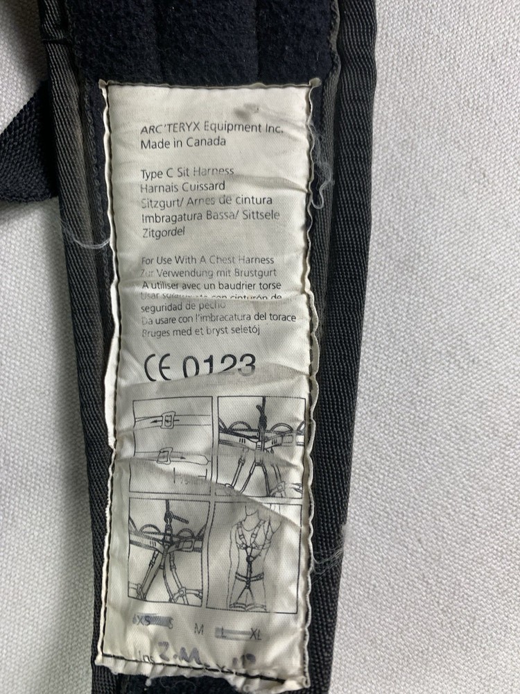 Arc'Teryx Type C Sit Black Climbing Harness