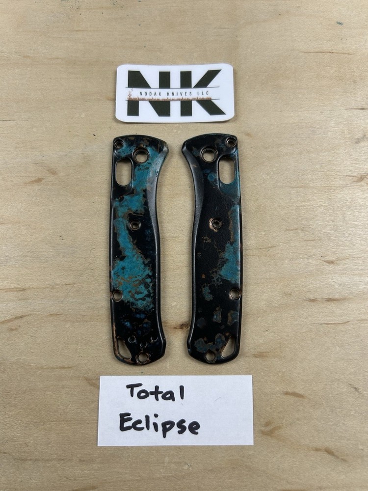 Nodak Custom “Total Eclipse” Shipwreck Copper Benchmade 533 Mini Bugout Scales