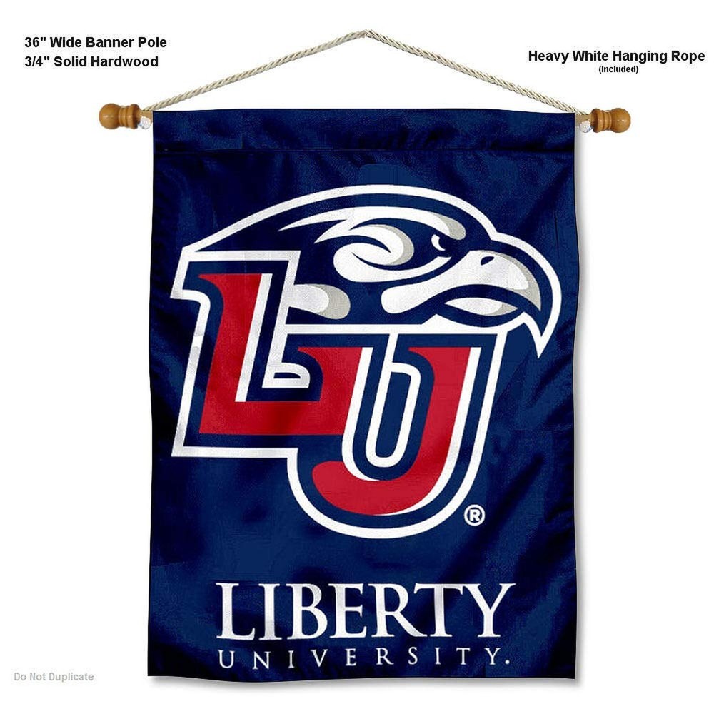 Liberty Flames Banner with Hanging Pole