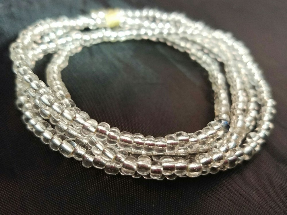 Clear waist bead