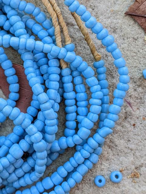 African Glass Beads -4 Strands [76919]