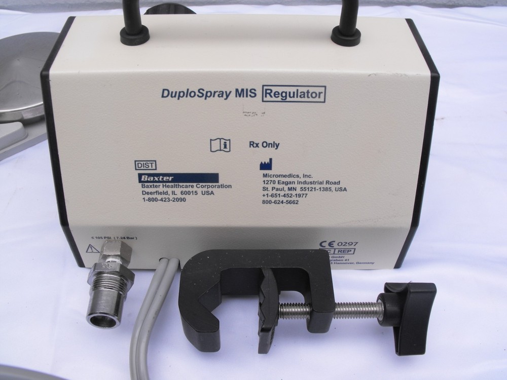 Baxter Duplospray MIS regulator, excellent condition