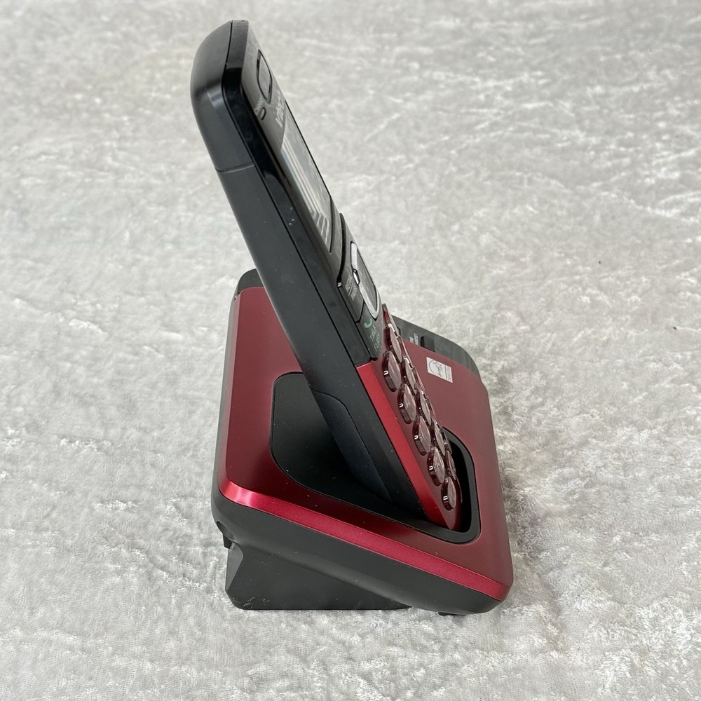 VTech CS6719-16 Cordless Phone System - Ruby Red - Tested, Works