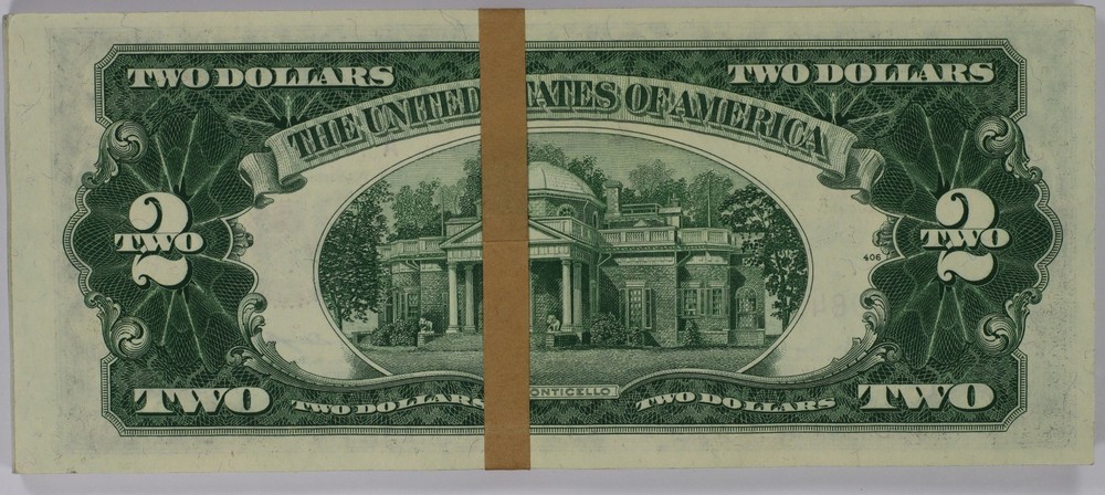 ORIGINAL $2 1953 C Pack of 50 CONSECUTIVE AU/CU Notes, please see description