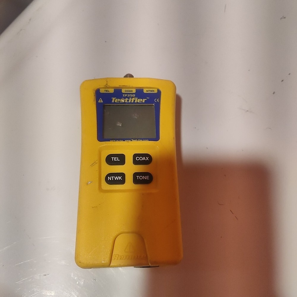 Test-um Testifier TP350 Tested NEED Battery