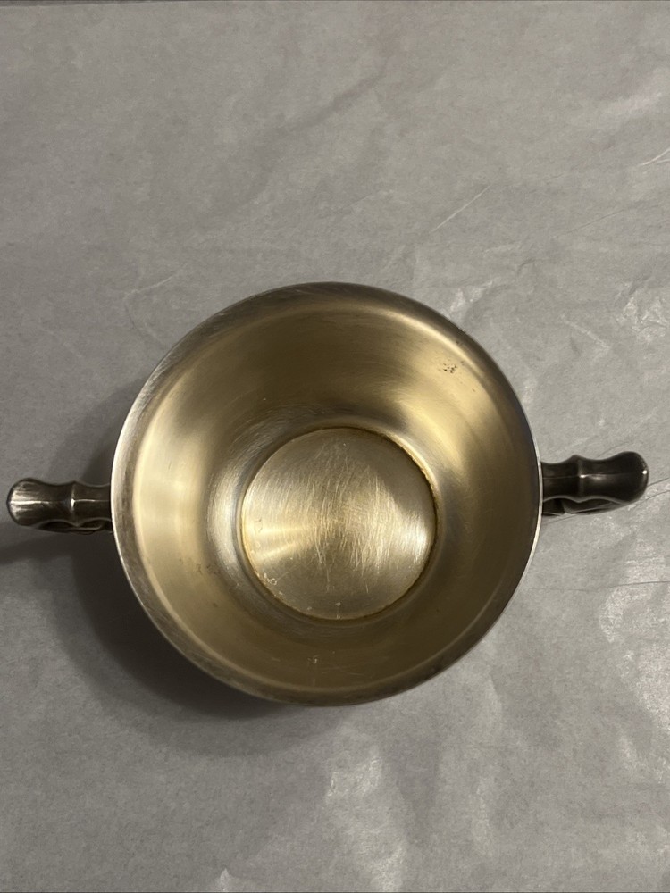 Vintage Poole Silver Co Sugar Bowl