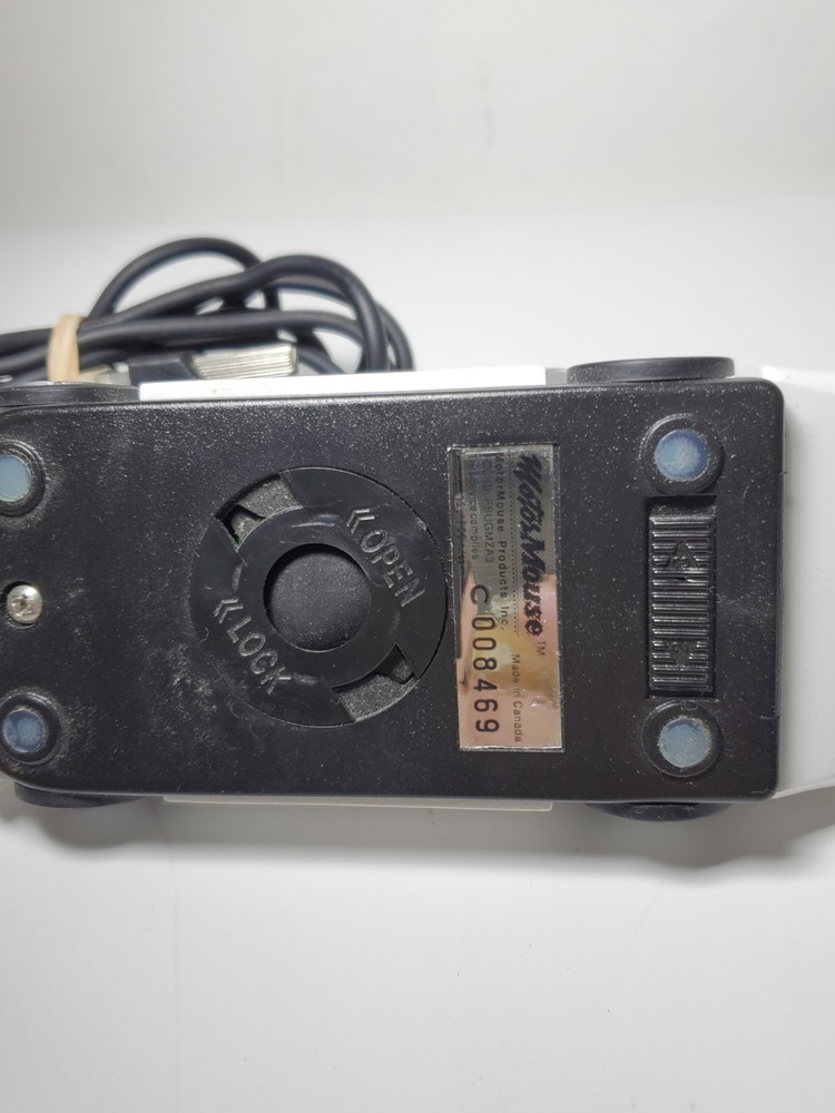 Corvette Motor Mouse White Motor Mouse Trackball Wired Computer Mouse