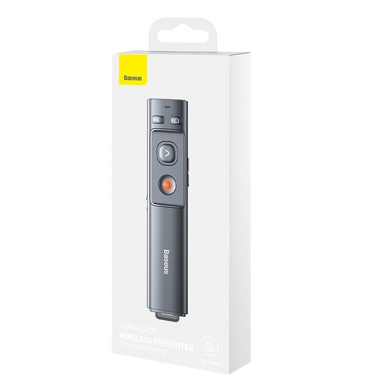 Baseus Wireless USB Powerpoint Presentation PPT Flip Pen Laser Pointer Clicker