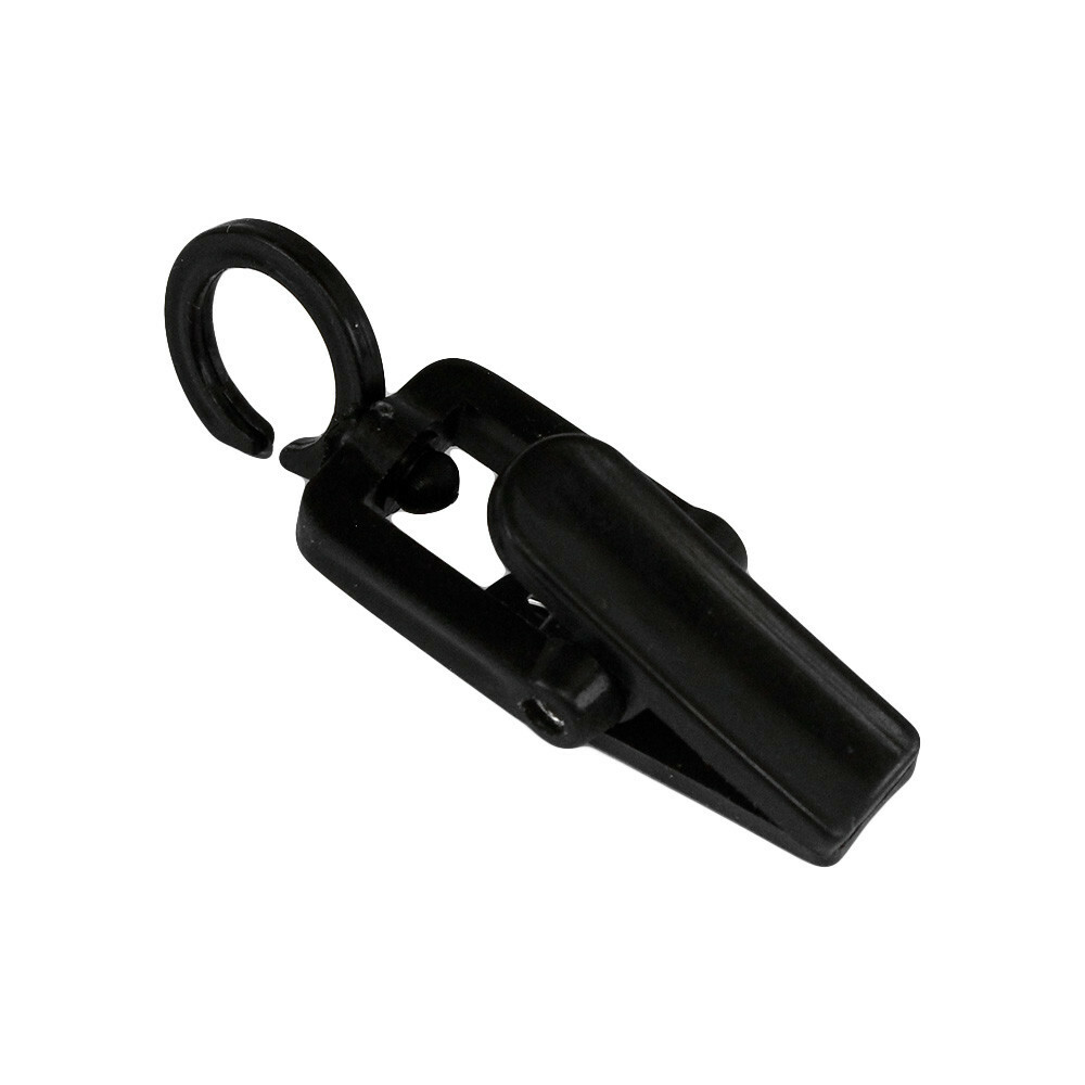 100 Pcs Laundry Hooks Clips Clothes Pin Plastic Retail Display-BLACK