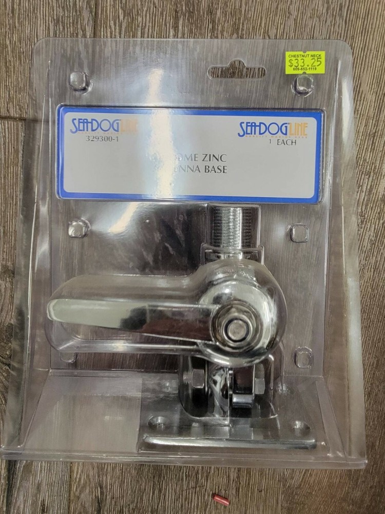 SDG Chrome Zinc Antenna Base 329300-1