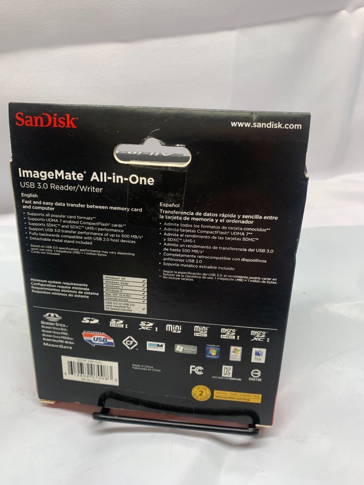 SanDisk ImageMate All-In-One USB 3.0 Reader/Writer *New