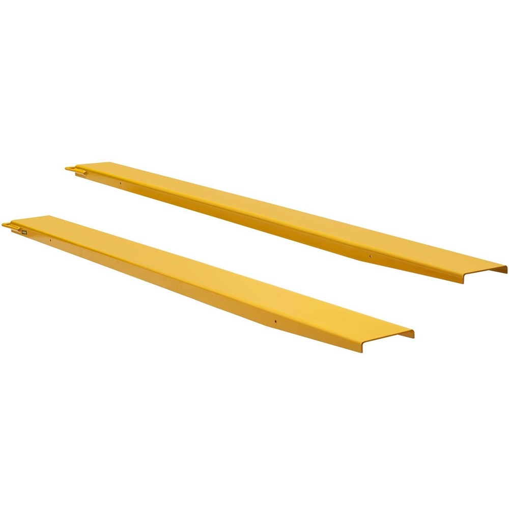 Pallet Fork Extensions, 96" Length 5.5" Width, Heavy Duty Carbon Steel For