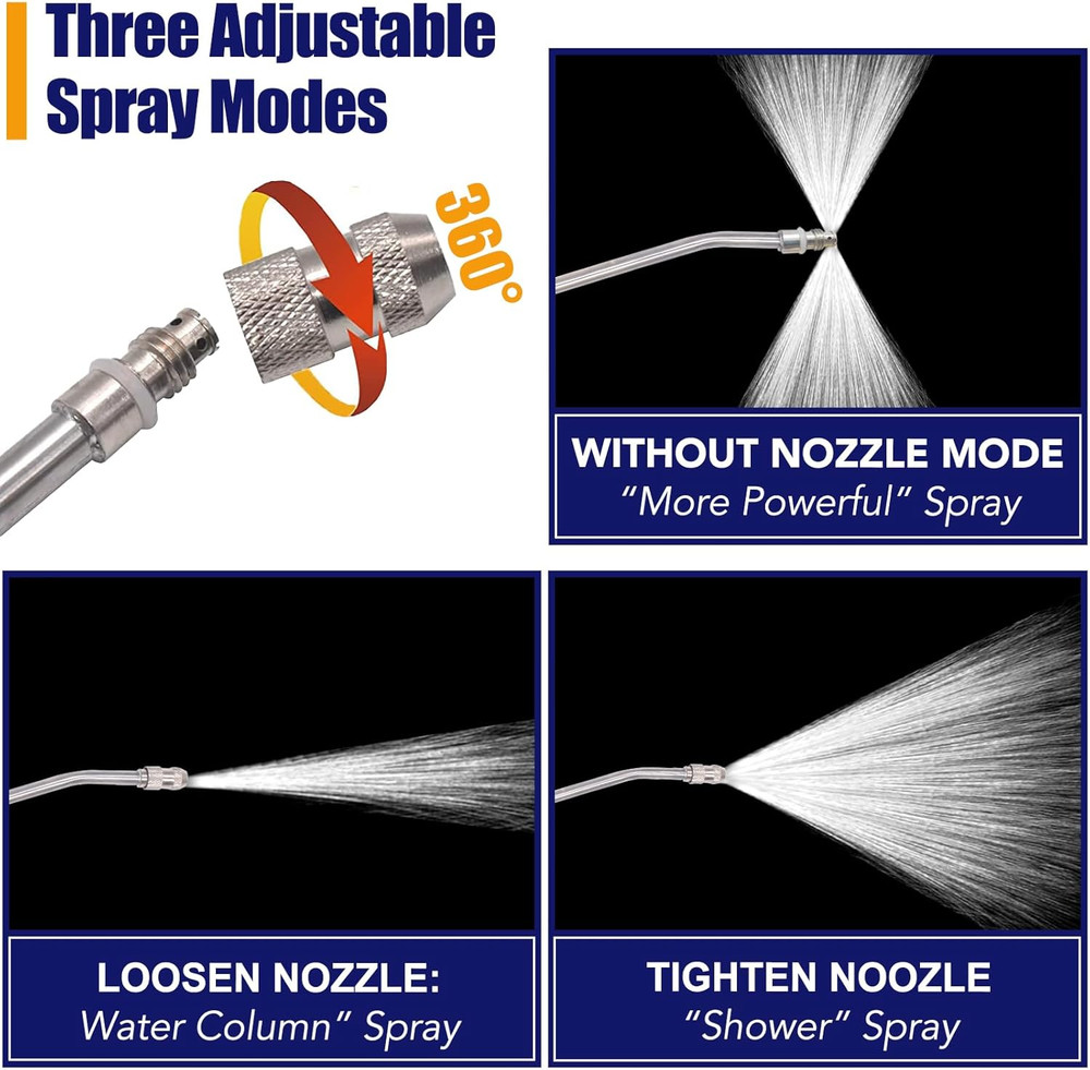 RV Water Heater Tank Rinser, Metal Tube RV Water Heater Flush Wand, Camper Hot W