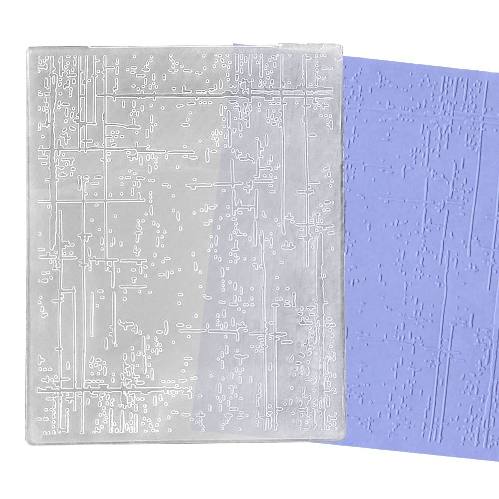 3D Textured Impressions Embossing Folder, Dot Background Embossing Folder for...