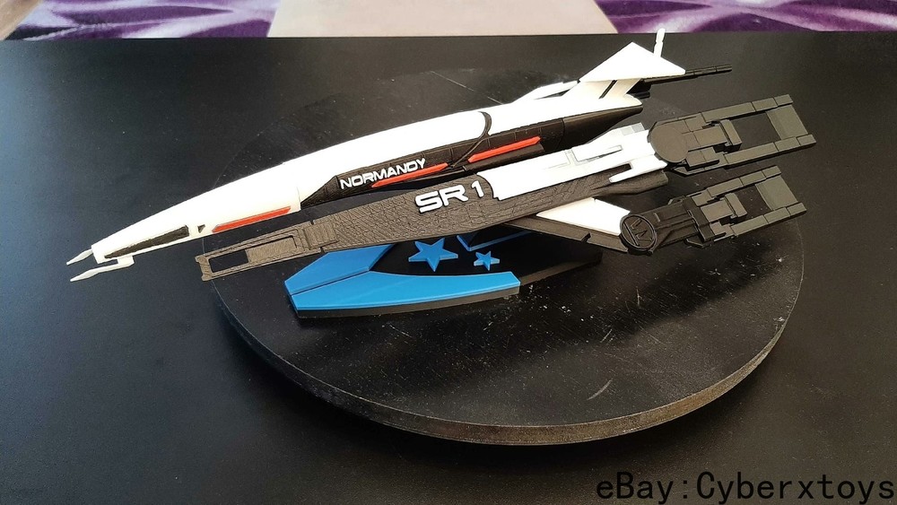 MASS EFFECT SSV Normandy SR1 Spaceship 3D Print Painted Assembly Model