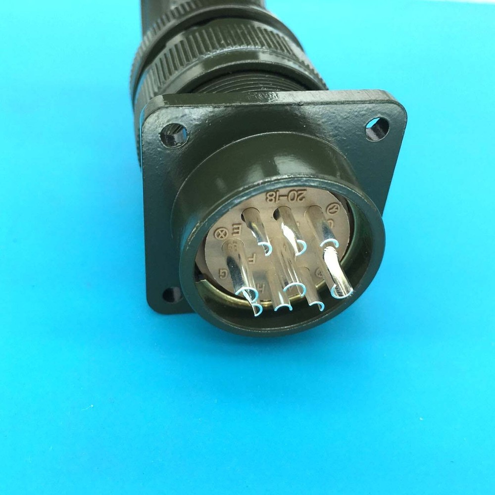 set 90° Aviation plug servo motor special plug & socket MS3108 20-18S 9-core