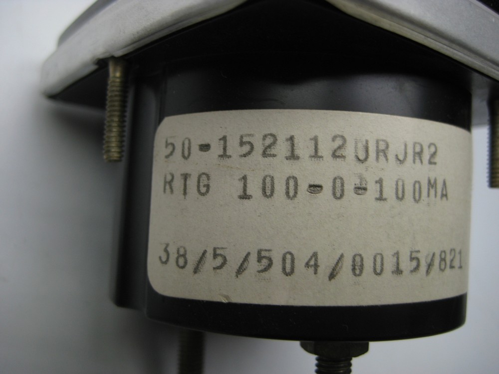 GENERAL ELECTRIC 100-0-100MA PANEL METER NSNP