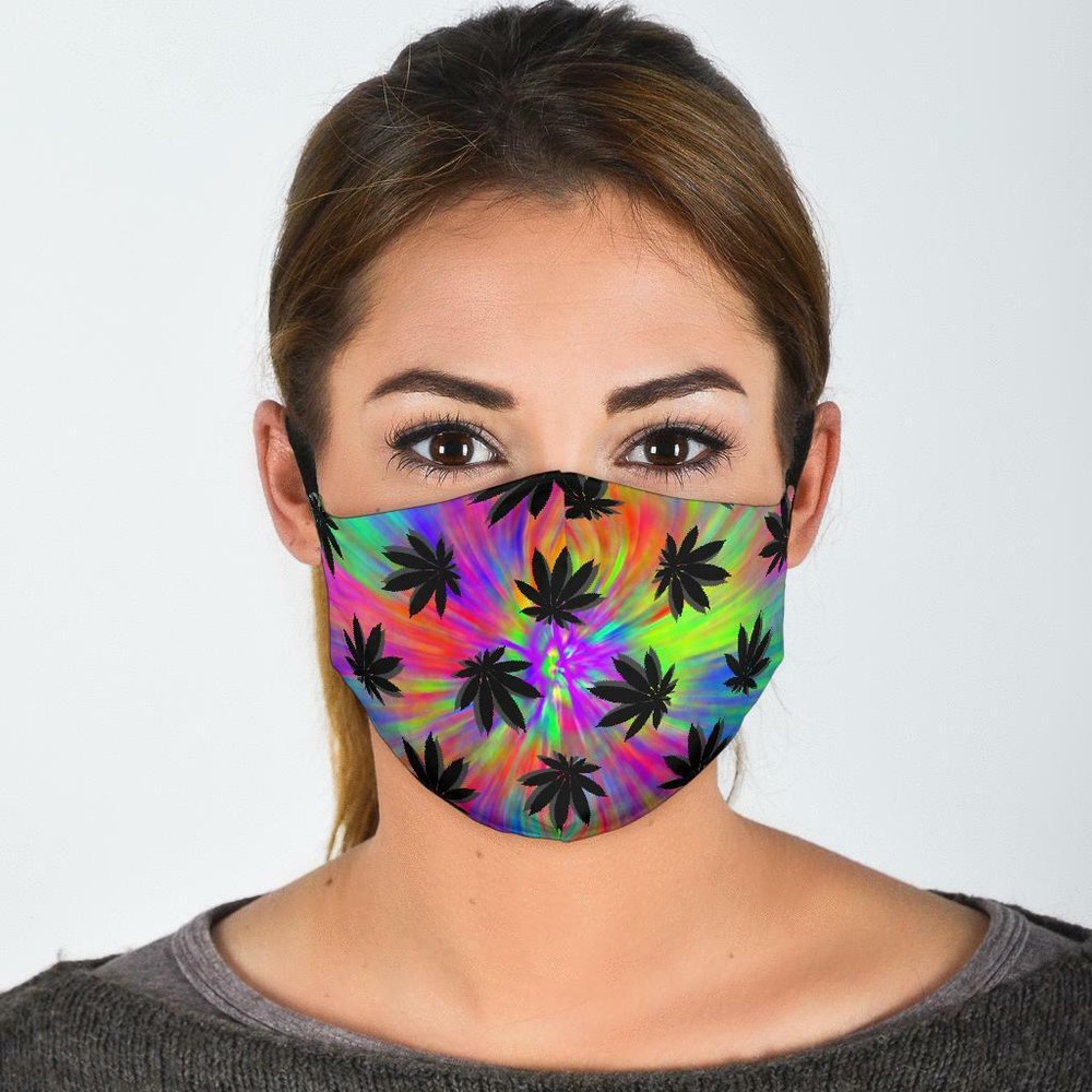 Dank Master Green Weed Leaf Face Mask