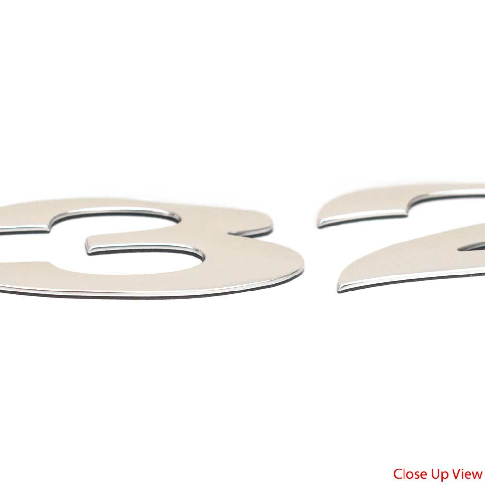 Cobalt Boat Raised Decal 451038 | 323 Silver Sticker