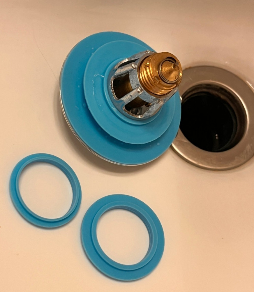 Mer-Maid Drain Magic Universal Sink Stopper Instantly Replace Broken Stoppers