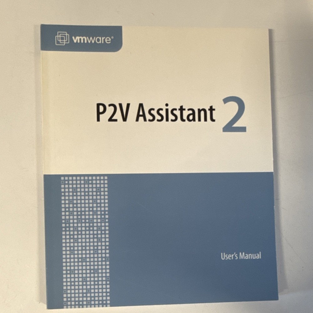 VMware ESX Server 2 & P2V Assistant 2 Manuals English Server Software