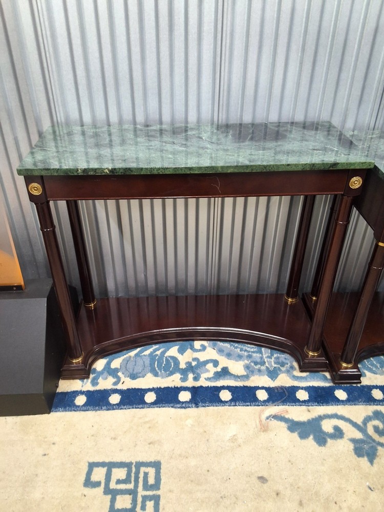 Beautiful Marble Top Hall Way Wodden Table Stand