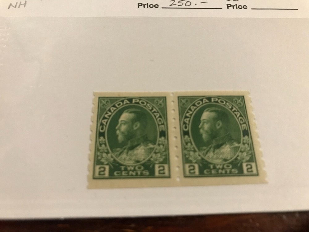 128 Mint NH VF Coil Pair - CV $250.00 (CA0319)